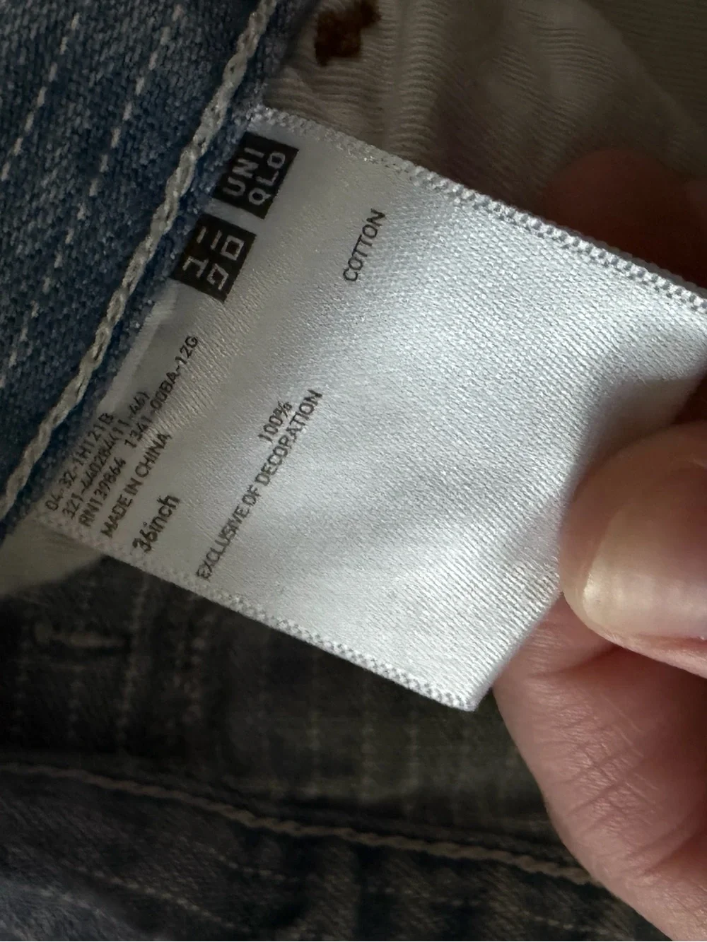 Customized pinstripe jeans | diy art
